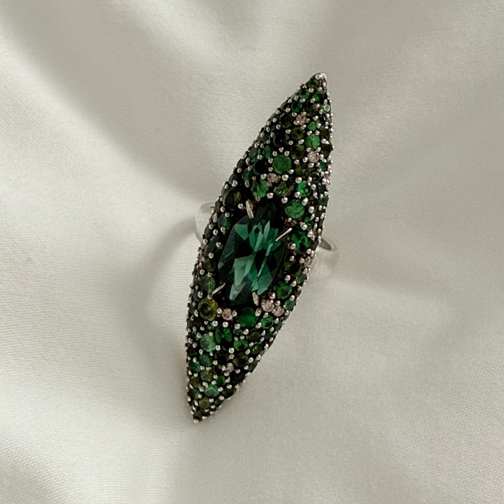 Alexis Bittar Juniper Marquis Pave Ring